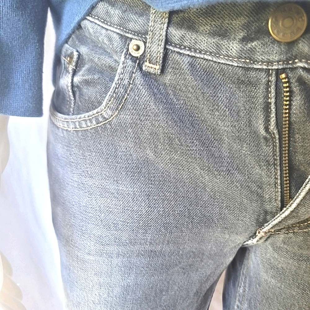 Vintage Marc Jacobs Women's Gray Denim Jeans Size 2